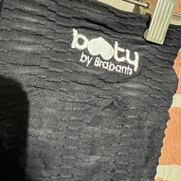 Booty by Brabants black stretchy leggings, good, preowned condition, size OS - Picture 3 of 8